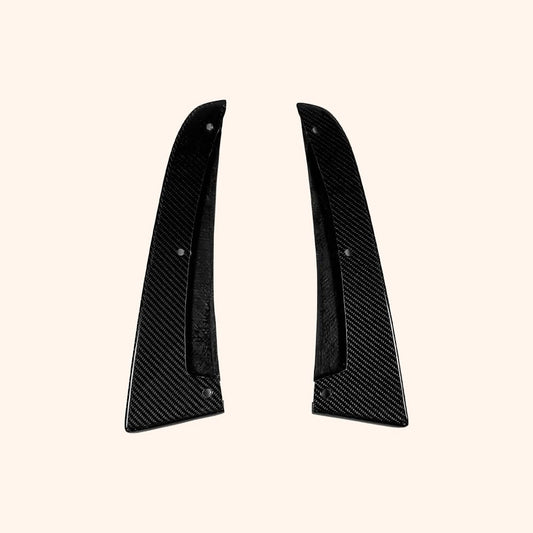 Kazento For Lexus LC 500 URZ100 17-22 TM Type Carbon Fiber Rear Bumper Side Spat Splitter