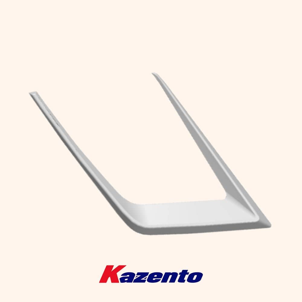 Kazento For Lotus Eletre PK Style Dry Carbon Fiber Front Bumper Lower Duct Vent Trim 2pc