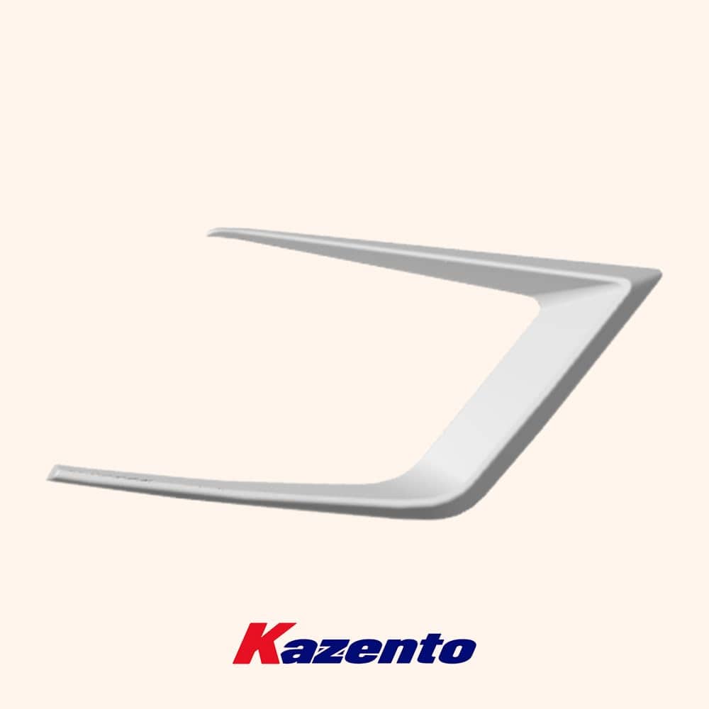 Kazento For Lotus Eletre PK Style Dry Carbon Fiber Front Bumper Lower Duct Vent Trim 2pc