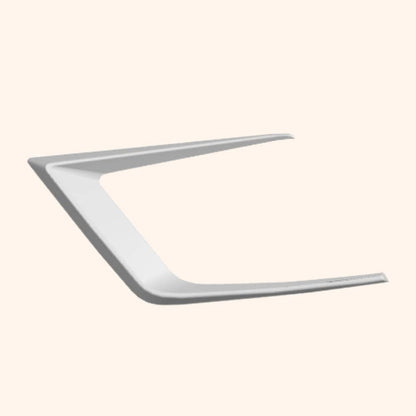 Kazento For Lotus Eletre PK Style Dry Carbon Fiber Front Bumper Lower Duct Vent Trim 2pc