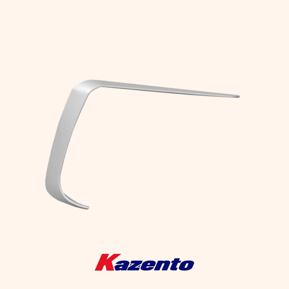 Kazento For Lotus Eletre PK Style Dry Carbon Fiber Front Bumper Upper Duct Vent Trim 2pc