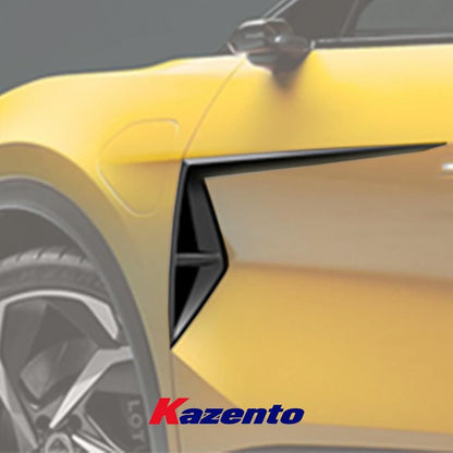 Kazento For Lotus Eletre PK Style Dry Carbon Fiber Front Fender Door Duct Vents Trim 2pc Kazento Carbon Parts 车身侧板 ELETRE-FV-PK-DCF