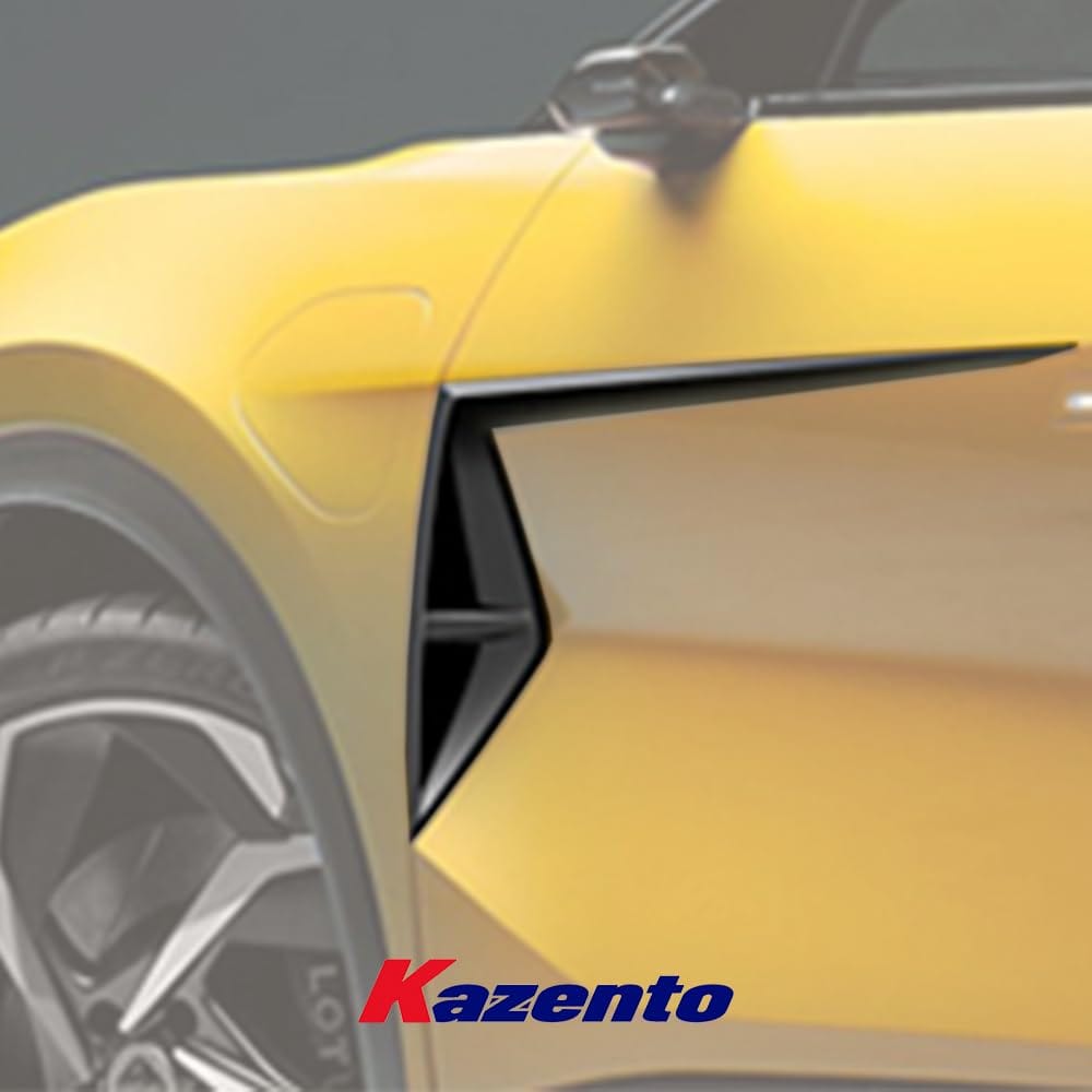 Kazento For Lotus Eletre PK Style Dry Carbon Fiber Front Fender Door Duct Vents Trim 2pc