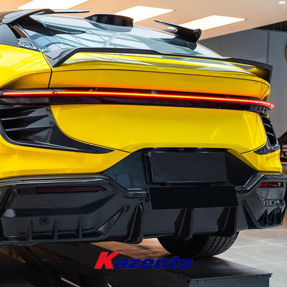 Kazento For Lotus Eletre PK Style Dry Carbon Fiber Rear Bumper Bottom Diffuser Lip Kazento Carbon Parts 车身侧板 ELETRE-DIF-PK-DCF