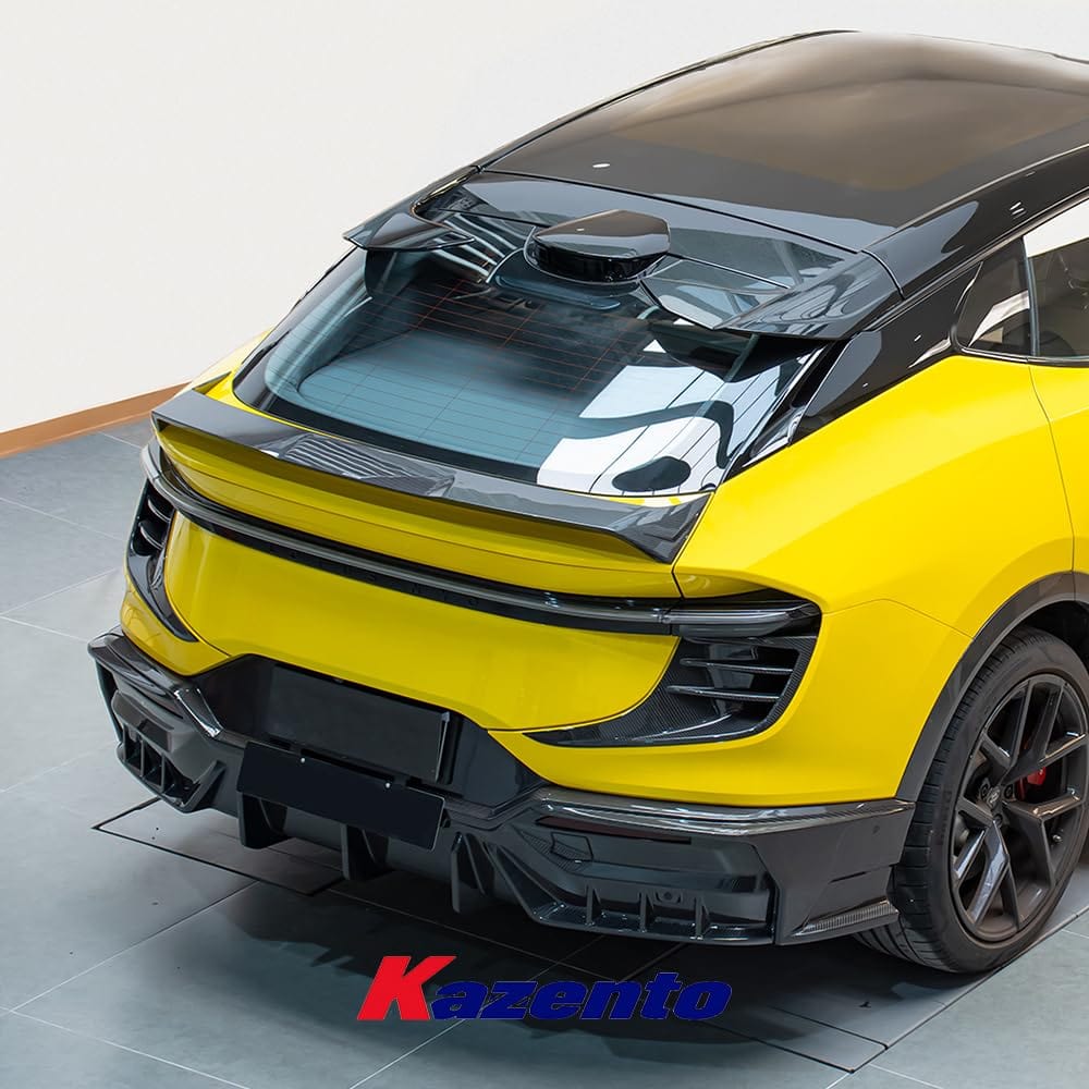 Kazento For Lotus Eletre PK Style Dry Carbon Fiber Rear Bumper Bottom Diffuser Lip