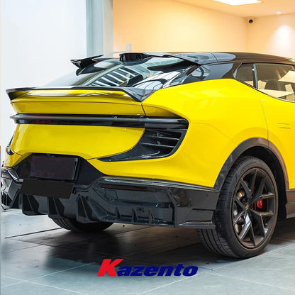 Kazento For Lotus Eletre PK Style Dry Carbon Fiber Rear Bumper Side Duct Vents Cover Kazento Carbon Parts 车身侧板 ELETRE-RBV-PK-DCF