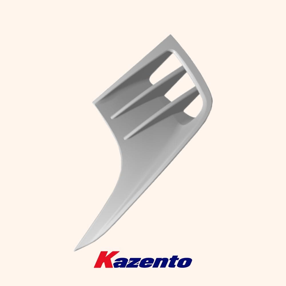 Kazento For Lotus Eletre PK Style Dry Carbon Fiber Rear Bumper Side Duct Vents Cover