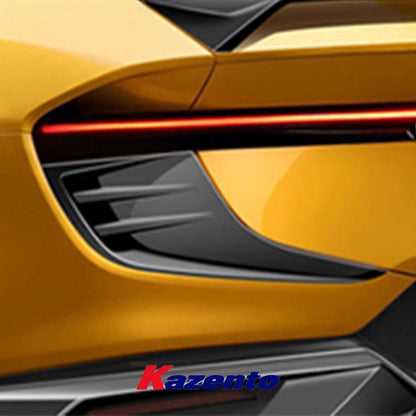 Kazento For Lotus Eletre PK Style Dry Carbon Fiber Rear Bumper Side Duct Vents Cover
