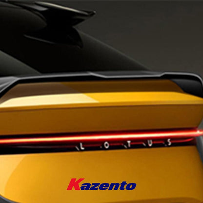 Kazento For Lotus Eletre PK Style Dry Carbon Fiber Rear Trunk Boot Spoiler Wing Lip Kazento Carbon Parts 车身侧板 ELETRE-RS-PK-DCF