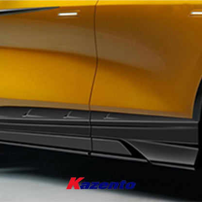 Kazento For Lotus Eletre PK Style Dry Carbon Fiber Side Skirts Add On 6pcs Replacement Kazento Carbon Parts 车身侧板 ELETRE-SS-PK-DCF