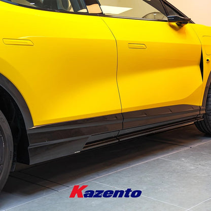 Kazento For Lotus Eletre PK Style Dry Carbon Fiber Side Skirts Add On 6pcs Replacement Kazento Carbon Parts 车身侧板 ELETRE-SS-PK-DCF