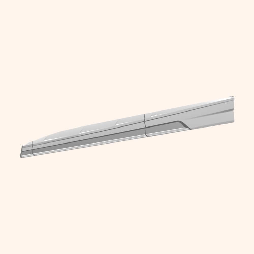 Kazento For Lotus Eletre PK Style Dry Carbon Fiber Side Skirts Add On 6pcs Replacement Kazento Carbon Parts 车身侧板 ELETRE-SS-PK-DCF