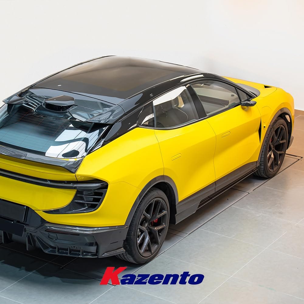 Kazento For Lotus Eletre PK Style Dry Carbon Fiber Side Skirts Add On 6pcs Replacement