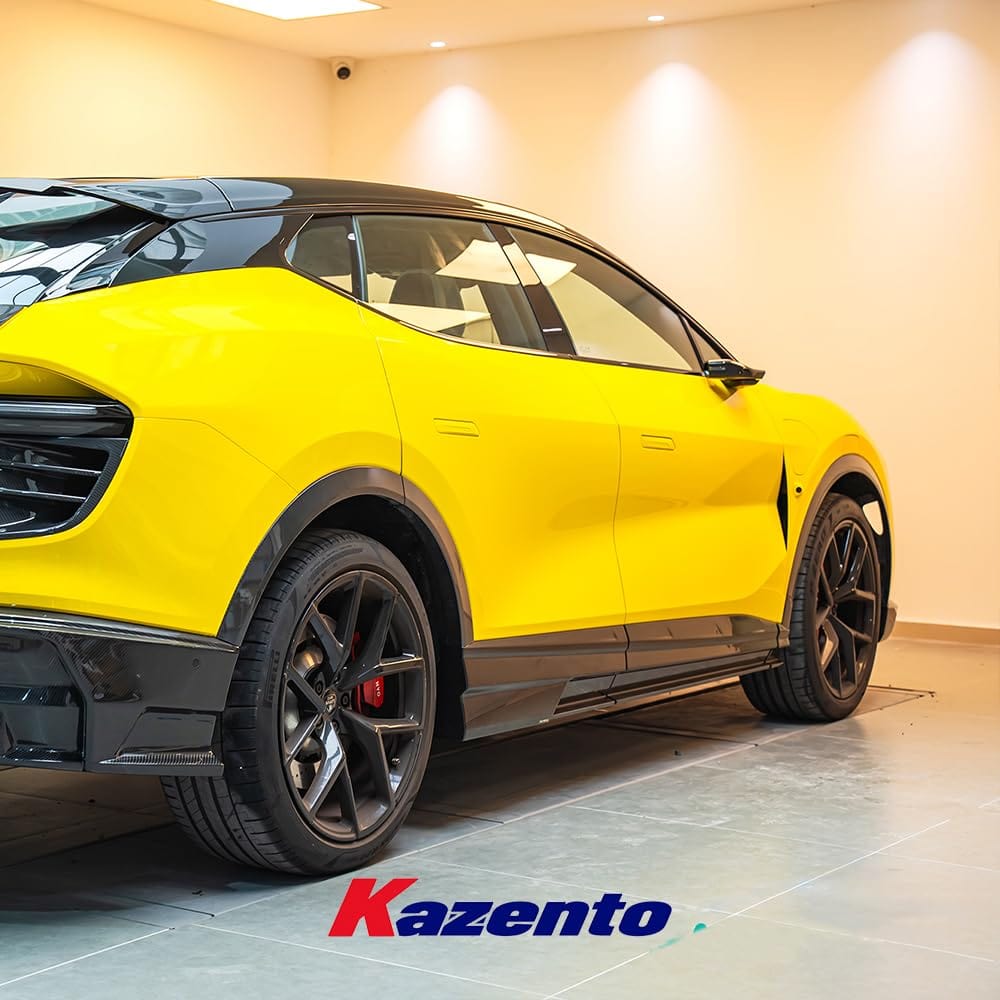 Kazento For Lotus Eletre PK Style Dry Carbon Fiber Side Skirts Add On 6pcs Replacement