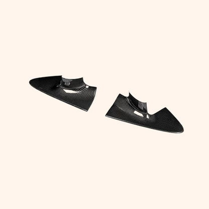 Kazento For Maclaren 720S KZ Style Dry Carbon Fiber Side Door Handle Cover Trim Pair Kazento Carbon Parts 车身侧板 720S-HANDLE-DCF