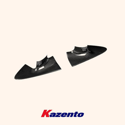 Kazento For Maclaren 720S KZ Style Dry Carbon Fiber Side Door Handle Cover Trim Pair