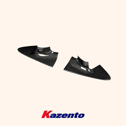Kazento For Maclaren 720S KZ Style Dry Carbon Fiber Side Door Handle Cover Trim Pair