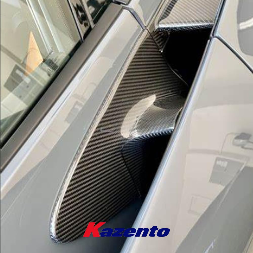 Kazento For Maclaren 720S KZ Style Dry Carbon Fiber Side Door Handle Cover Trim Pair