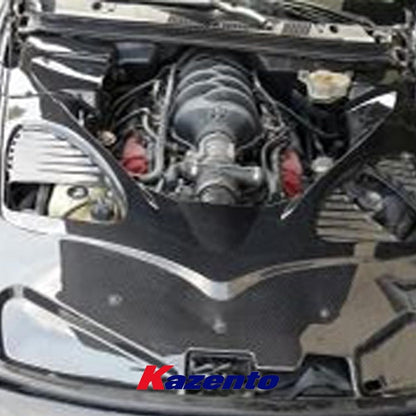 Kazento For Maserati Quattroporte 2003-08 Carbon Fiber Hood Interior Engine Cover Kits