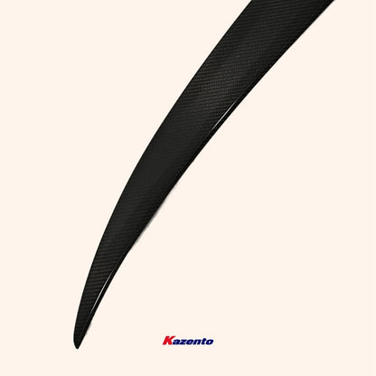 Kazento For MAZDA 3 2019-2023 DU Style Rear Bumper Trunk Spoiler Wing  Lip Carbon Fiber
