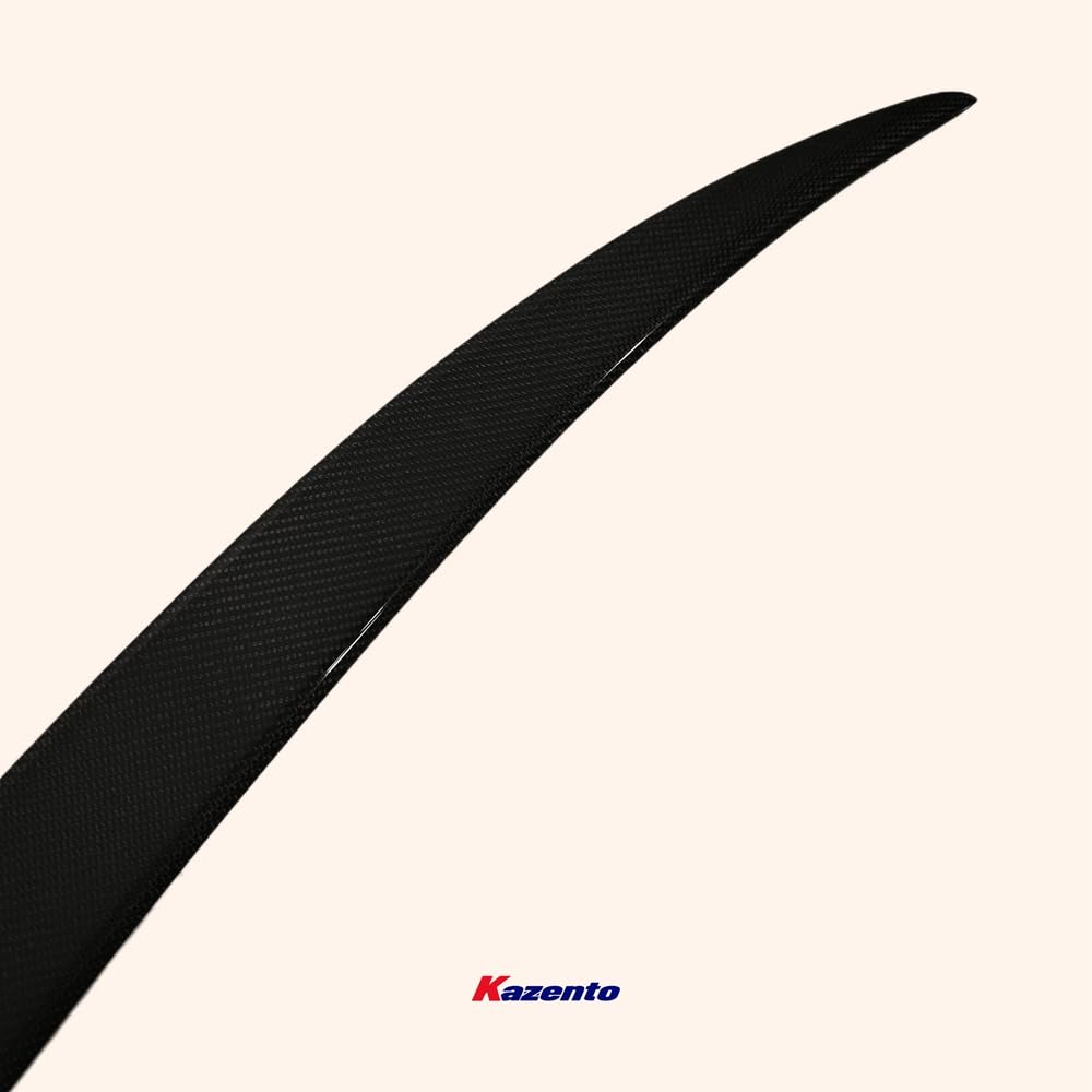 Kazento For MAZDA 3 2019-2023 DU Style Rear Bumper Trunk Spoiler Wing  Lip Carbon Fiber