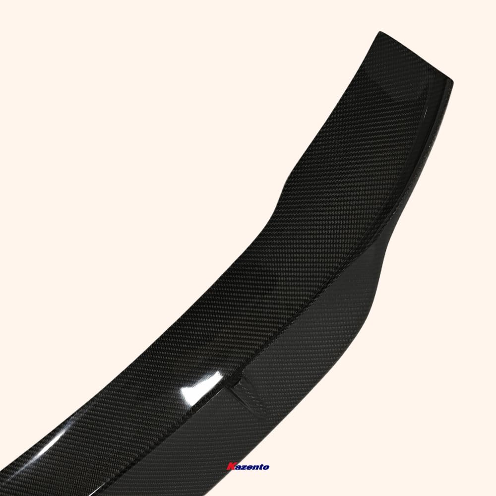 Kazento For MAZDA 3 2019-2023 R Style Rear Bumper Trunk Spoiler Wing  Lip Carbon Fiber Kazento Carbon Parts 车身侧板 MAZDA3-RS-R-CF
