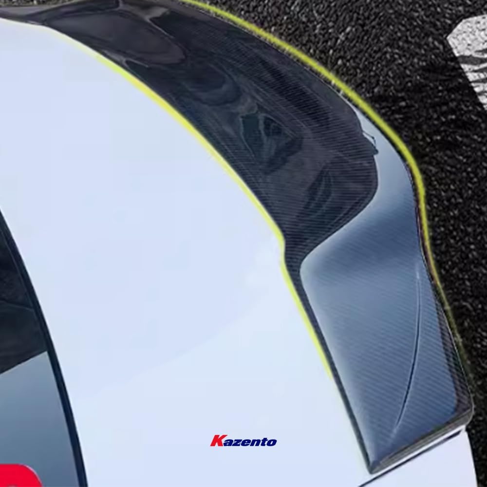 Kazento For MAZDA 3 2019-2023 R Style Rear Bumper Trunk Spoiler Wing  Lip Carbon Fiber Kazento Carbon Parts 车身侧板 MAZDA3-RS-R-CF