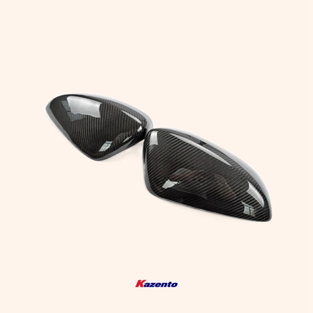 Kazento For Mazda 3 Axela Bm 2014 Side-view Mirror Cover Carbon Fiber Rearview Mirror Guard Covers