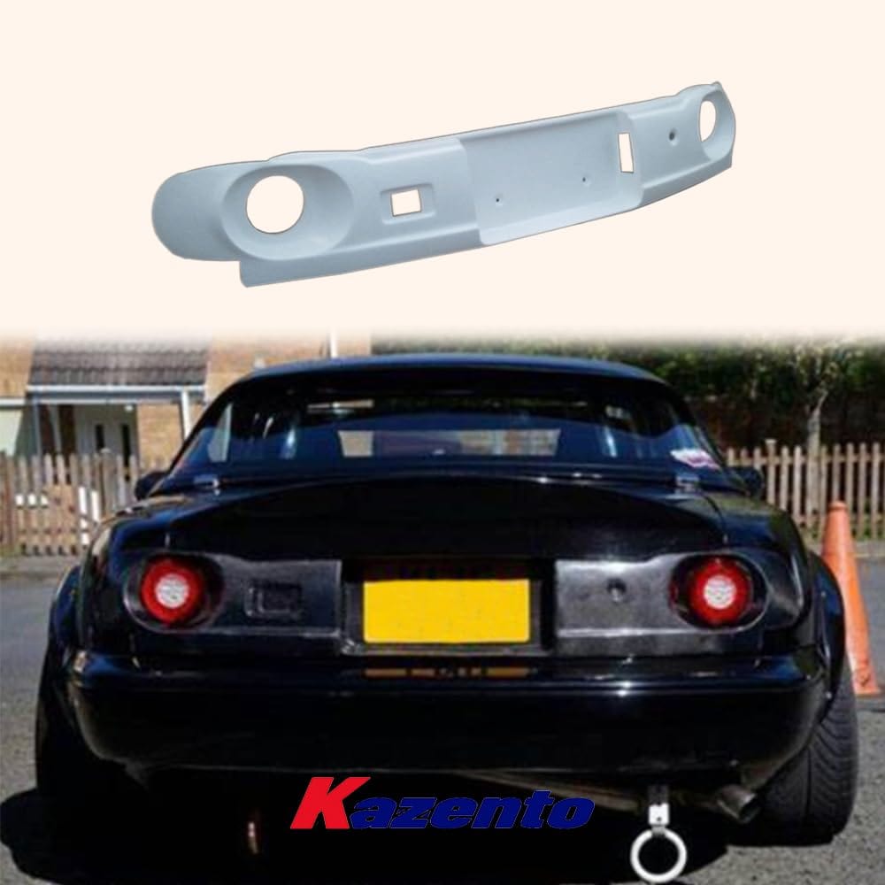 Kazento For Mazda MX5 NA 90-97 Miata GV Fiberglass FRP Rear Tail Light Trunk Cover Kazento Carbon Parts 车身侧板 MX5-RFP-GV-NA-FRP