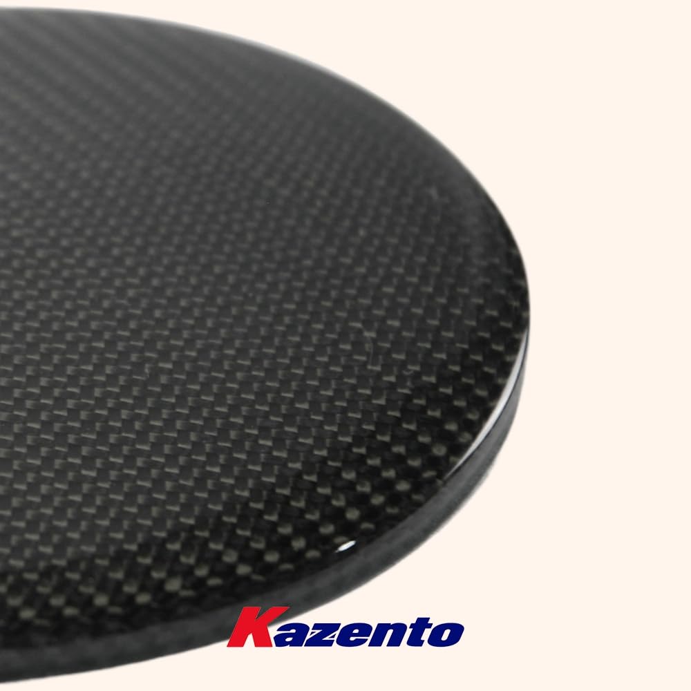 Kazento For Mazda MX5 NA MK1 Miata KZ Style Carbon Fiber Exterior Oil Fuel Cap Cover Kazento Carbon Parts 车身侧板 MX5-FUEL-STI-NA-CF