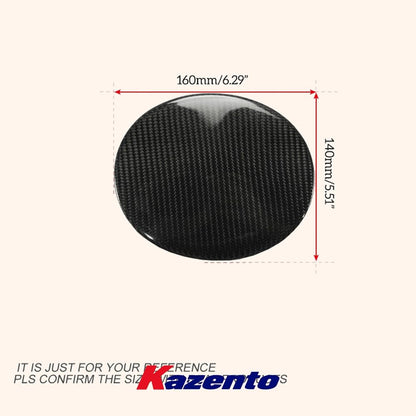 Kazento For Mazda MX5 NA MK1 Miata KZ Style Carbon Fiber Exterior Oil Fuel Cap Cover Kazento Carbon Parts 车身侧板 MX5-FUEL-STI-NA-CF