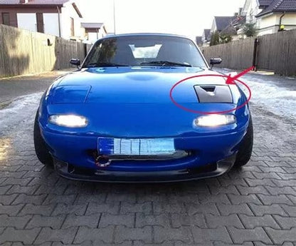 Kazento For Mazda MX5 NA MK1 Miata LHS Vented Headlight Cover 1 Piece Only Carbon Fiber Kazento Carbon Parts 车身侧板 Carbon Fiber MX5-HL-V-1P-CF