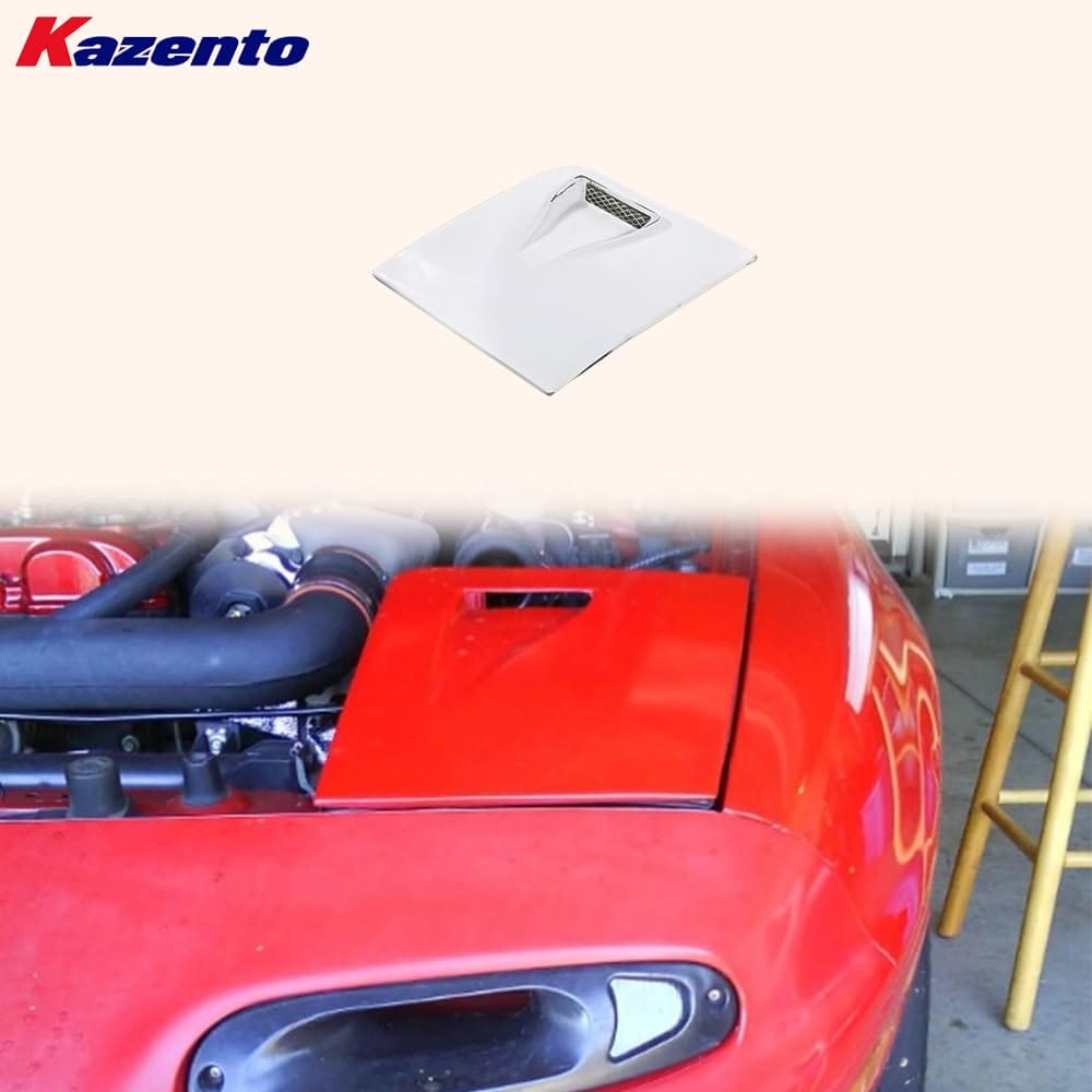 Kazento For Mazda MX5 NA MK1 Miata LHS Vented Headlight Cover 1 Piece Only Fiberglass