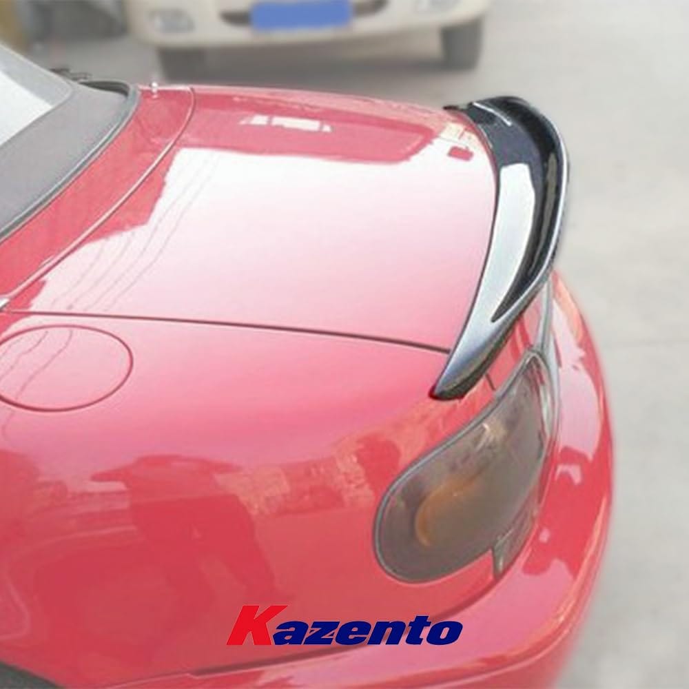 Kazento For Mazda MX5 NA MK1 Miata Type 2 Carbon Fiber Ducktail Rear Trunk Spoiler Wing Kazento Carbon Parts 车身侧板 MX5-RS-TYPE2-CF