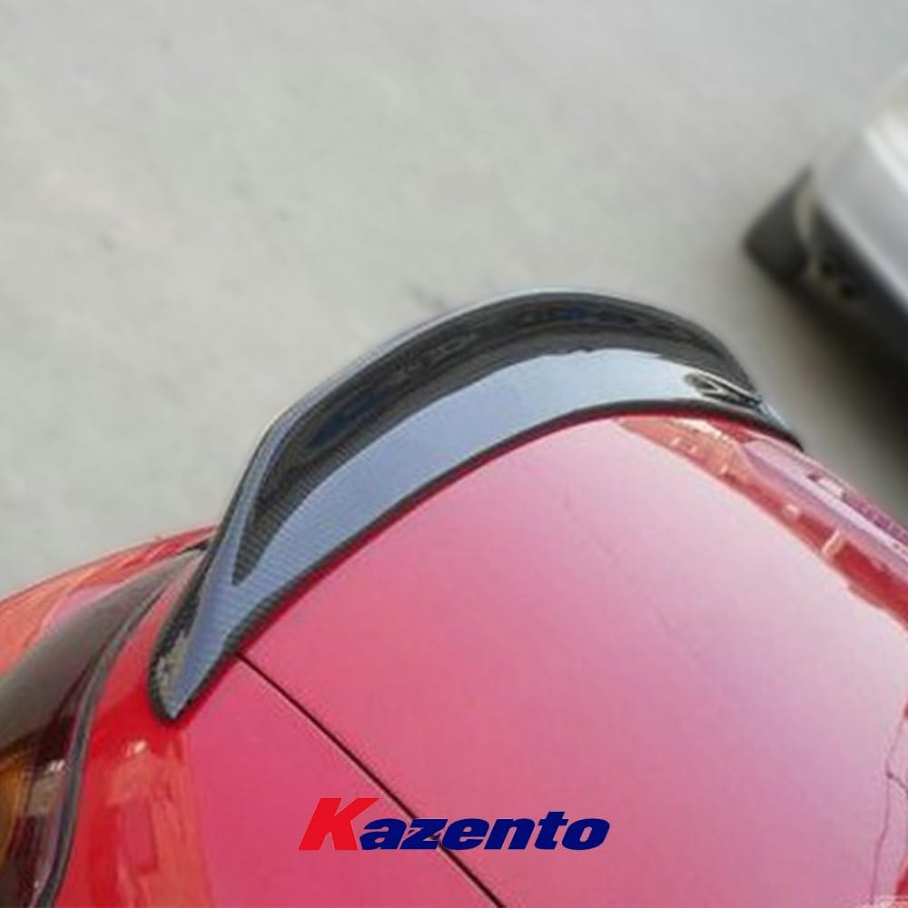 Kazento For Mazda MX5 NA MK1 Miata Type 2 Carbon Fiber Ducktail Rear Trunk Spoiler Wing Kazento Carbon Parts 车身侧板 MX5-RS-TYPE2-CF