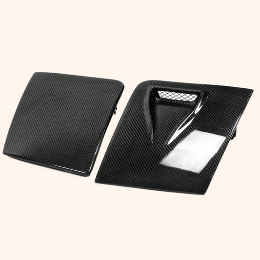 Kazento For Mazda MX5 NA MK1 Miata Vented Carbon Headlight Cover Pair (Only LHS Vented)