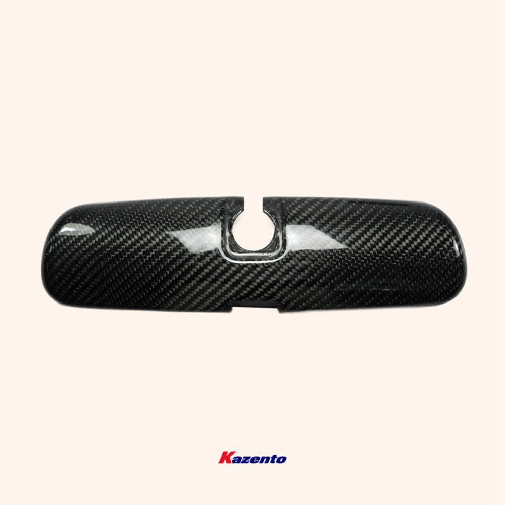 Kazento For Mazda Mx5 Na Nb Rear View Room Mirror Cover Carbon Fiber