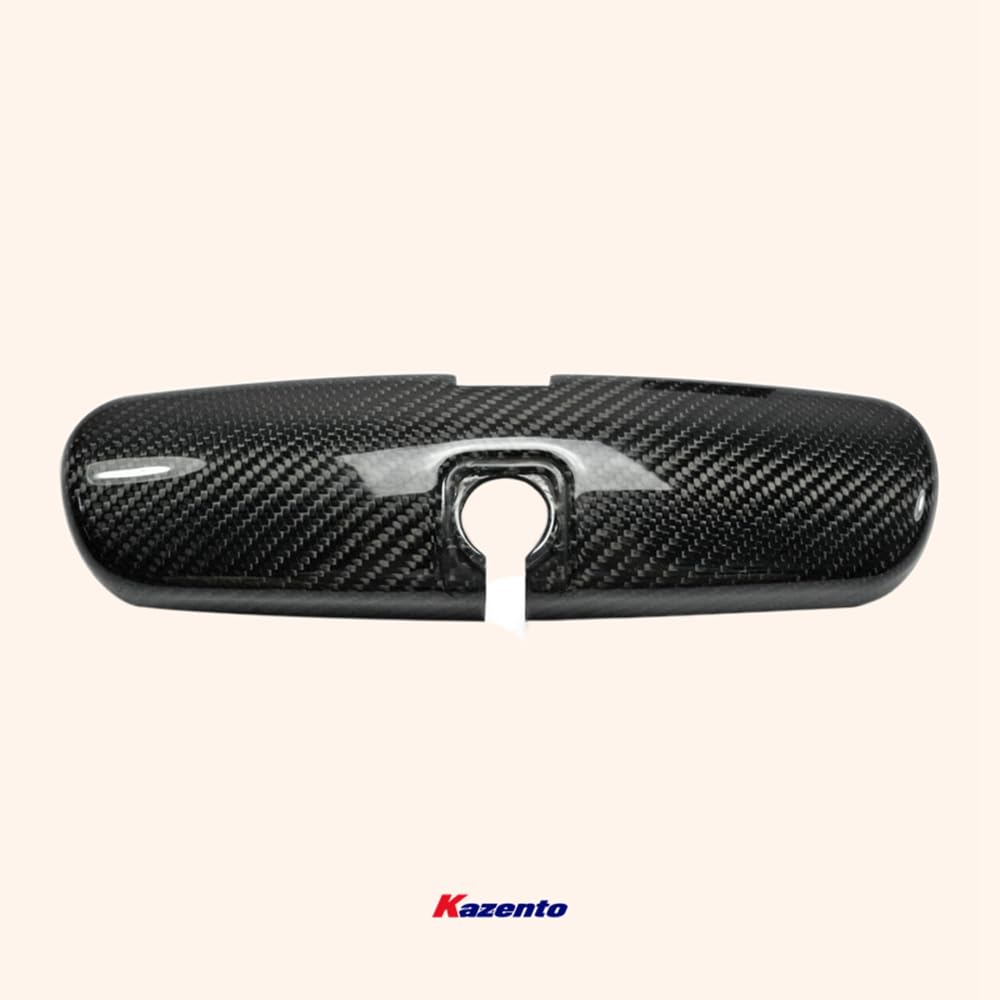 Kazento For Mazda Mx5 Na Nb Rear View Room Mirror Cover Carbon Fiber