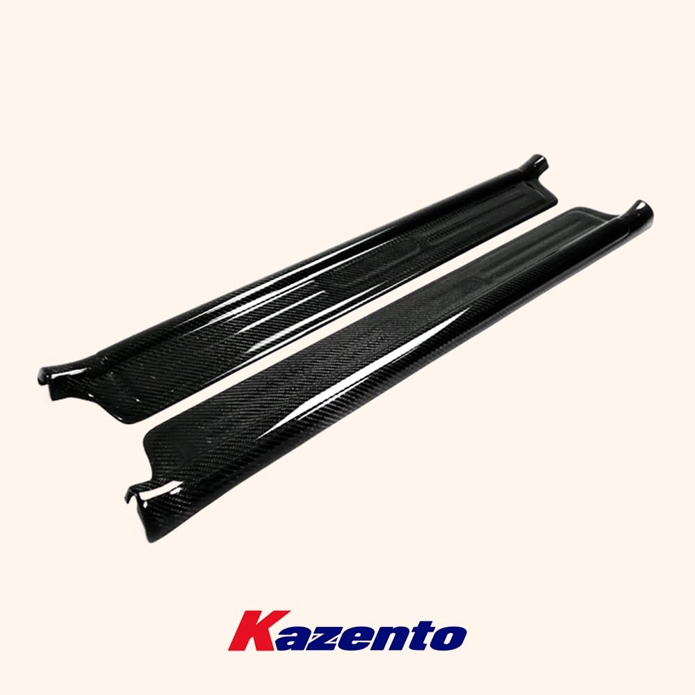Kazento For Mazda MX5 NB MK2 Miata KZ Style Carbon Fiber Side Door Sill Panel Cover Pair