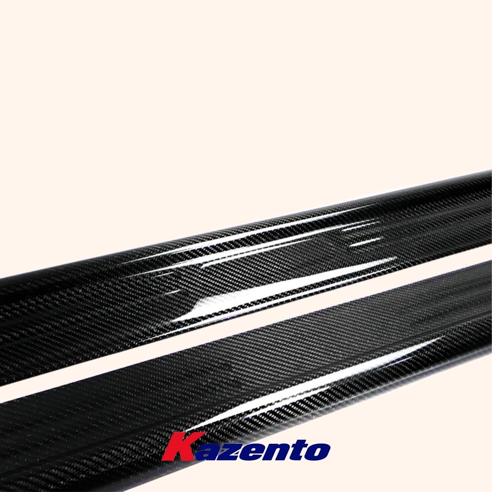 Kazento For Mazda MX5 NB MK2 Miata KZ Style Carbon Fiber Side Door Sill Panel Cover Pair