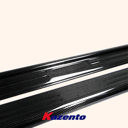 Kazento For Mazda MX5 NB MK2 Miata KZ Style Carbon Fiber Side Door Sill Panel Cover Pair