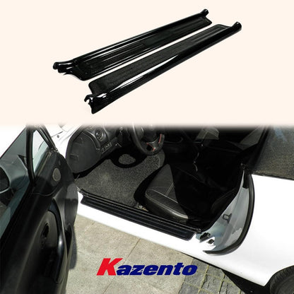 Kazento For Mazda MX5 NB MK2 Miata KZ Style Carbon Fiber Side Door Sill Panel Cover Pair