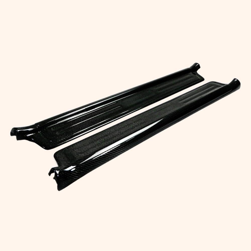 Kazento For Mazda MX5 NB MK2 Miata KZ Style Carbon Fiber Side Door Sill Panel Cover Pair