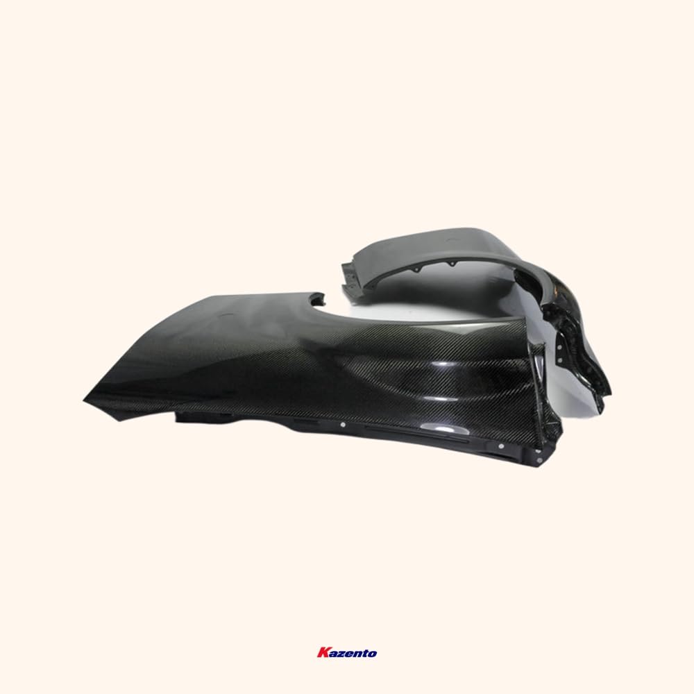 Kazento For Mazda Mx5 Nc Ncec Roster Miata Oem Front Fender (No Pre-Drilled Light Holes) Carbon Fiber