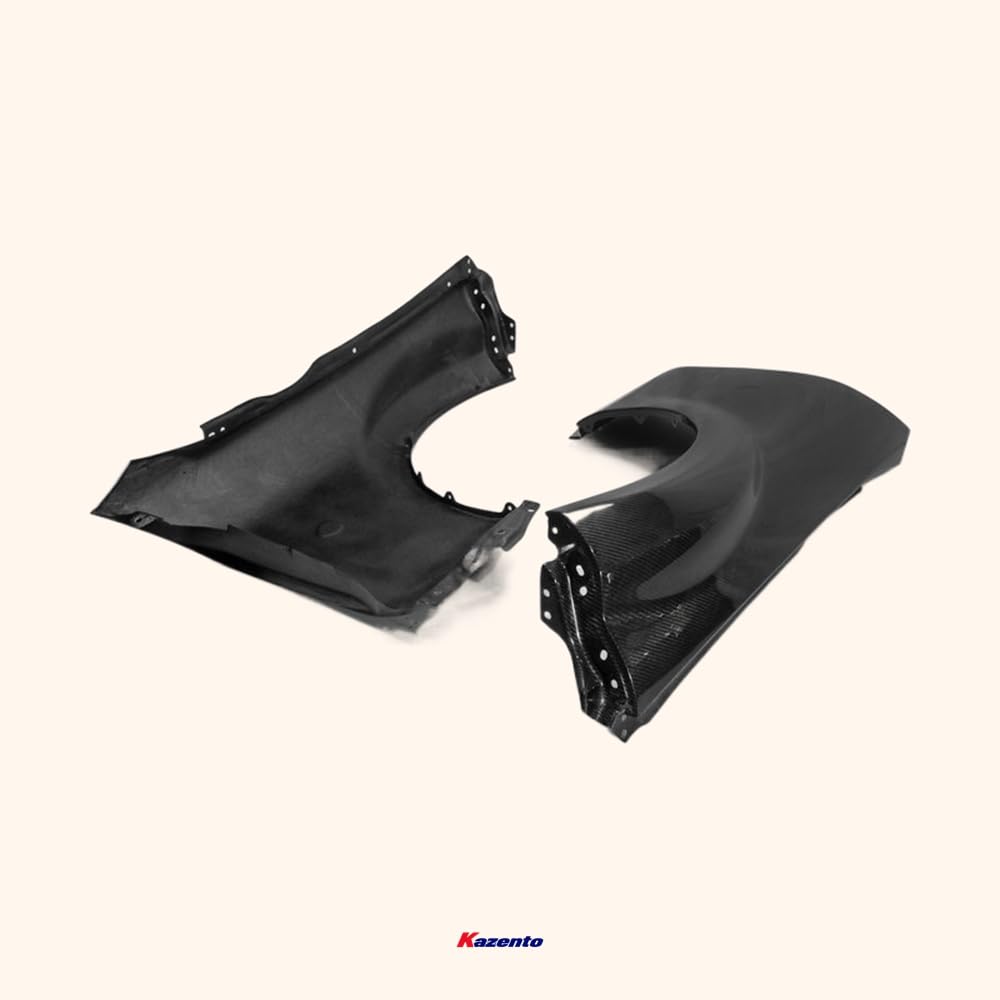 Kazento For Mazda Mx5 Nc Ncec Roster Miata Oem Front Fender (No Pre-Drilled Light Holes) Carbon Fiber