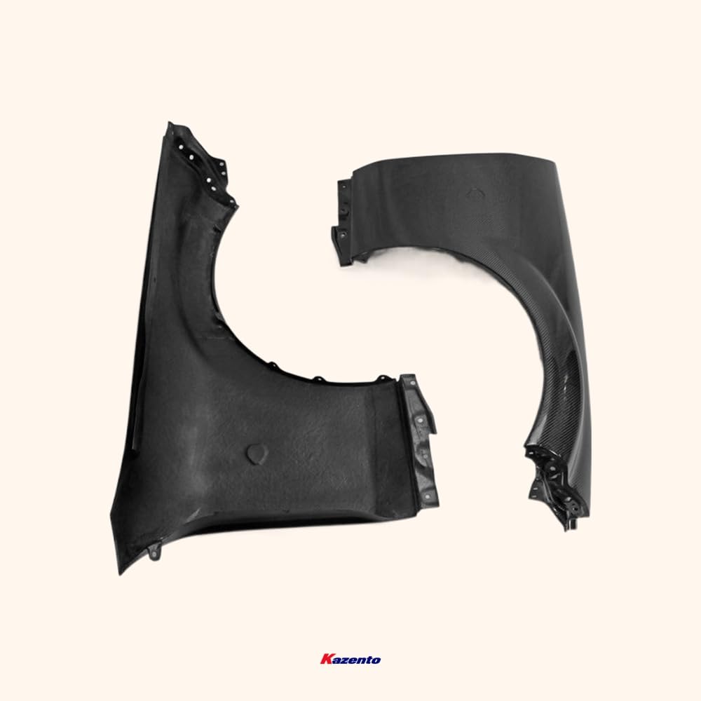 Kazento For Mazda Mx5 Nc Ncec Roster Miata Oem Front Fender (No Pre-Drilled Light Holes) Carbon Fiber