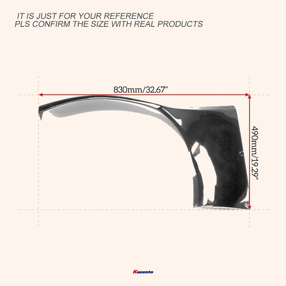 Kazento For Mazda Mx5 Nc Ncec Roster Miata Stanceworkz Wide Front Fender Flares +60Mm (4Pcs) Fiber Glass