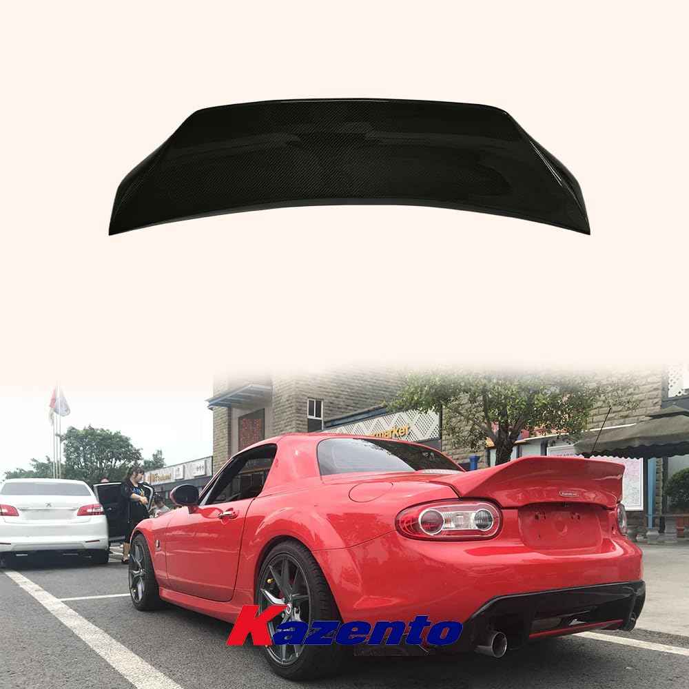 Kazento For Mazda MX5 NC Roster Miata (Hard Top Only) EPA Carbon Rear Duckbill Spoiler