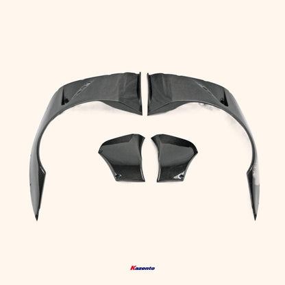 Kazento For Mazda Mx5 Nd5Rc Miata Roadster Rb Style Front Fender With Extension 4Pcs Carbon Fiber Kazento Carbon Parts 车身侧板 MX5-FF-RB-ND-CF
