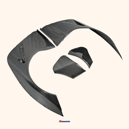 Kazento For Mazda Mx5 Nd5Rc Miata Roadster Rb Style Front Fender With Extension 4Pcs Carbon Fiber Kazento Carbon Parts 车身侧板 MX5-FF-RB-ND-CF